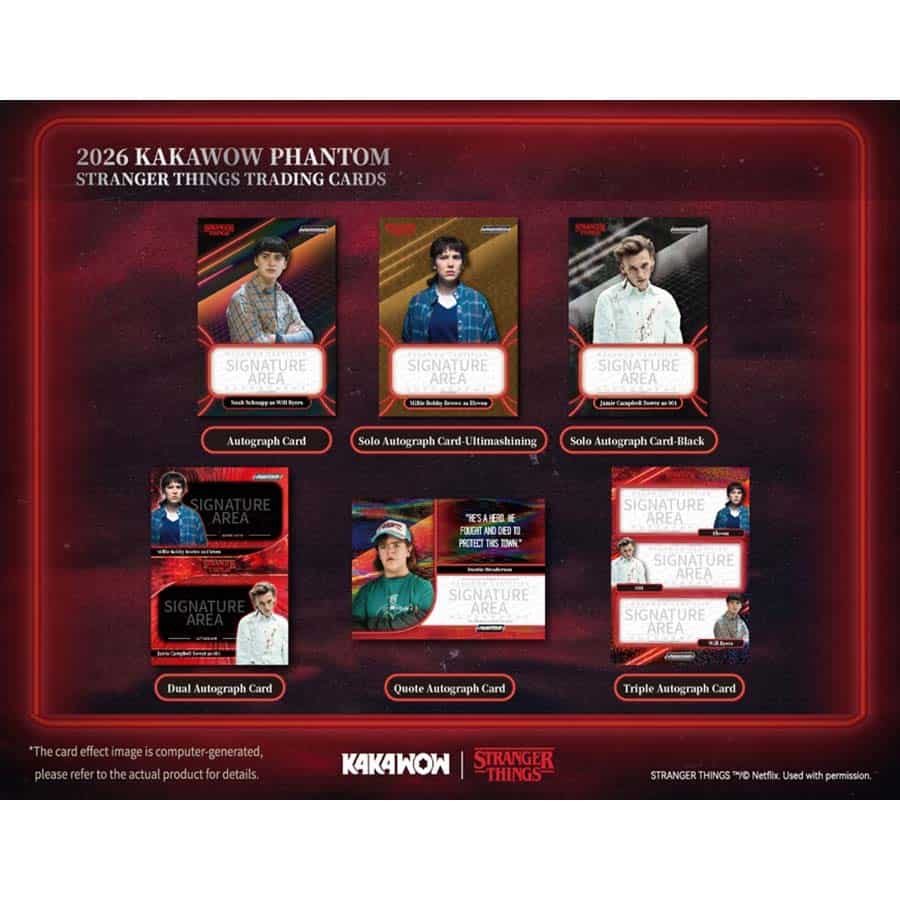 2026 Kakawow Phantom Stranger Things Trading Cards Hobby