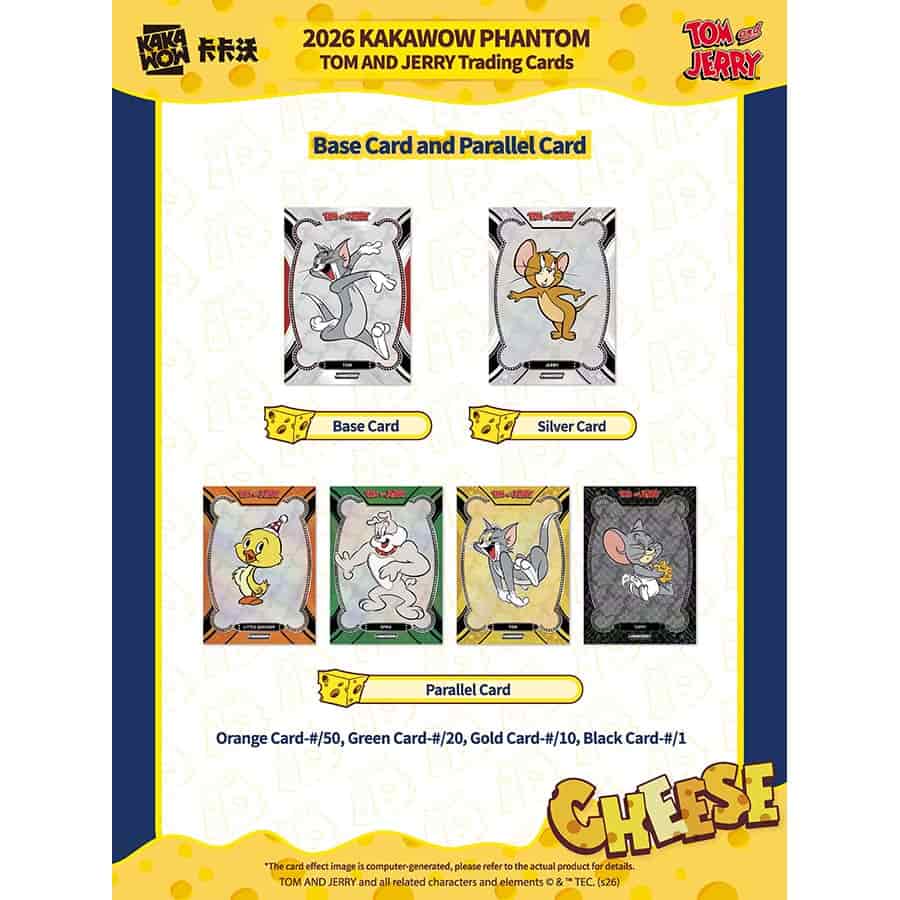 2026 Kakawow Phantom Tom & Jerry Trading Cards