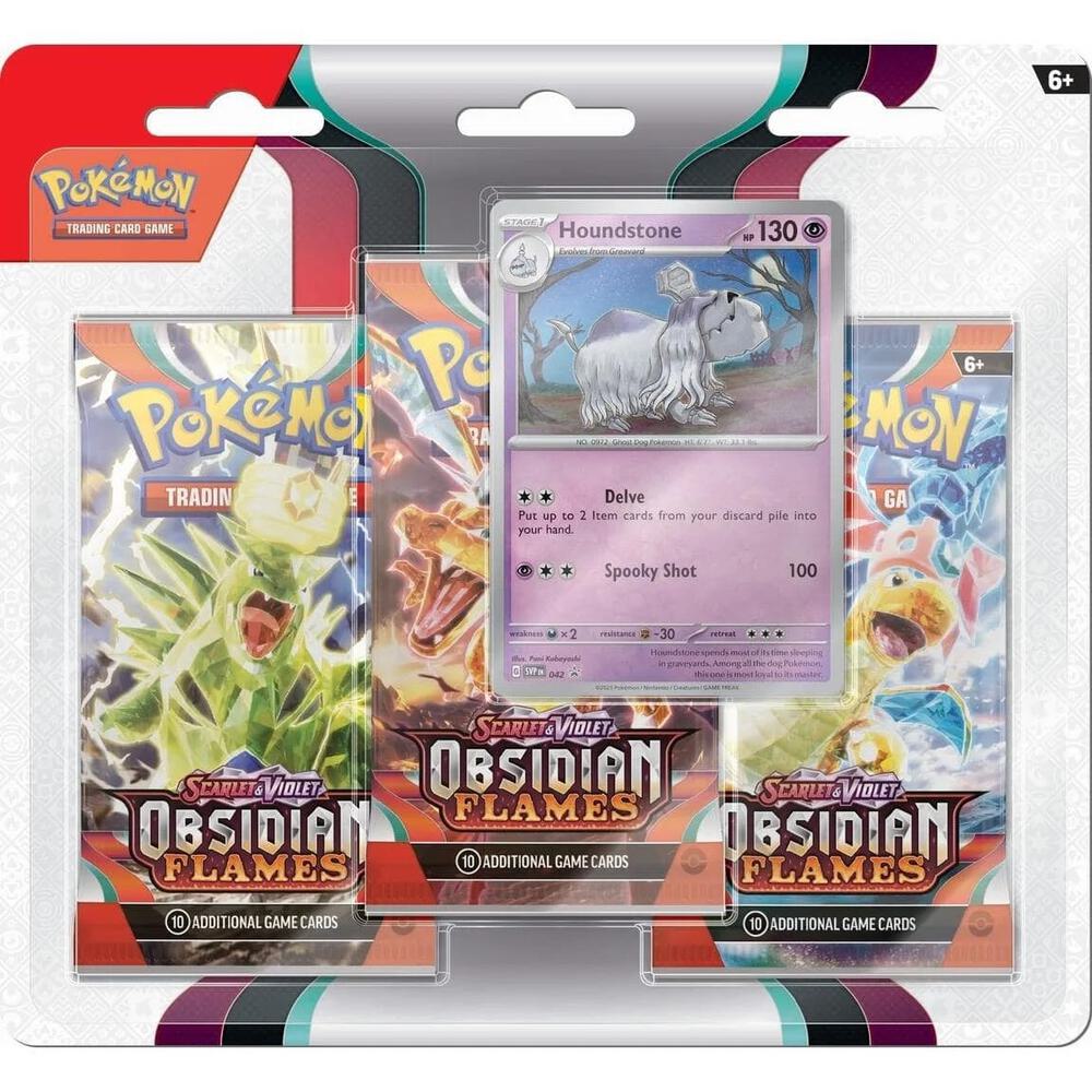 Obsidian Flames 3 Pack Blister - Random Art