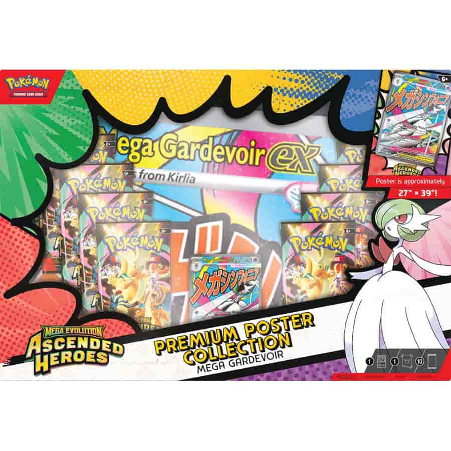 ASCENDED HEROES: PREMIUM POSTER COLLECTION - Mega Gardevoir