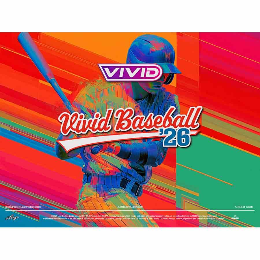 2026 Leaf Vivid Baseball Hobby - Full Case