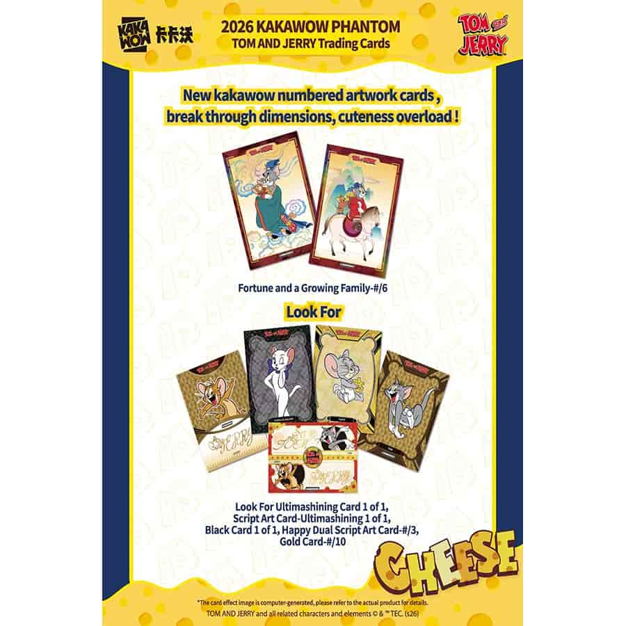 2026 Kakawow Phantom Tom & Jerry Trading Cards