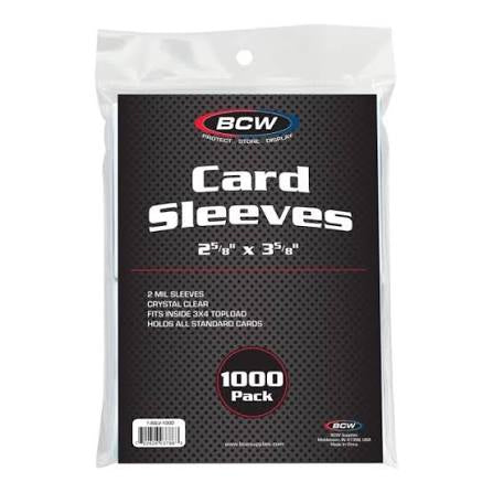 BCW Standard Card Sleeves - 100 sleeve pack