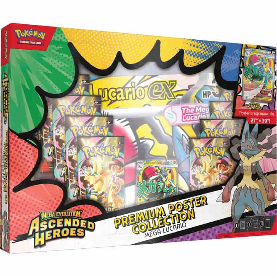 ASCENDED HEROES: PREMIUM POSTER COLLECTION - Mega Lucario
