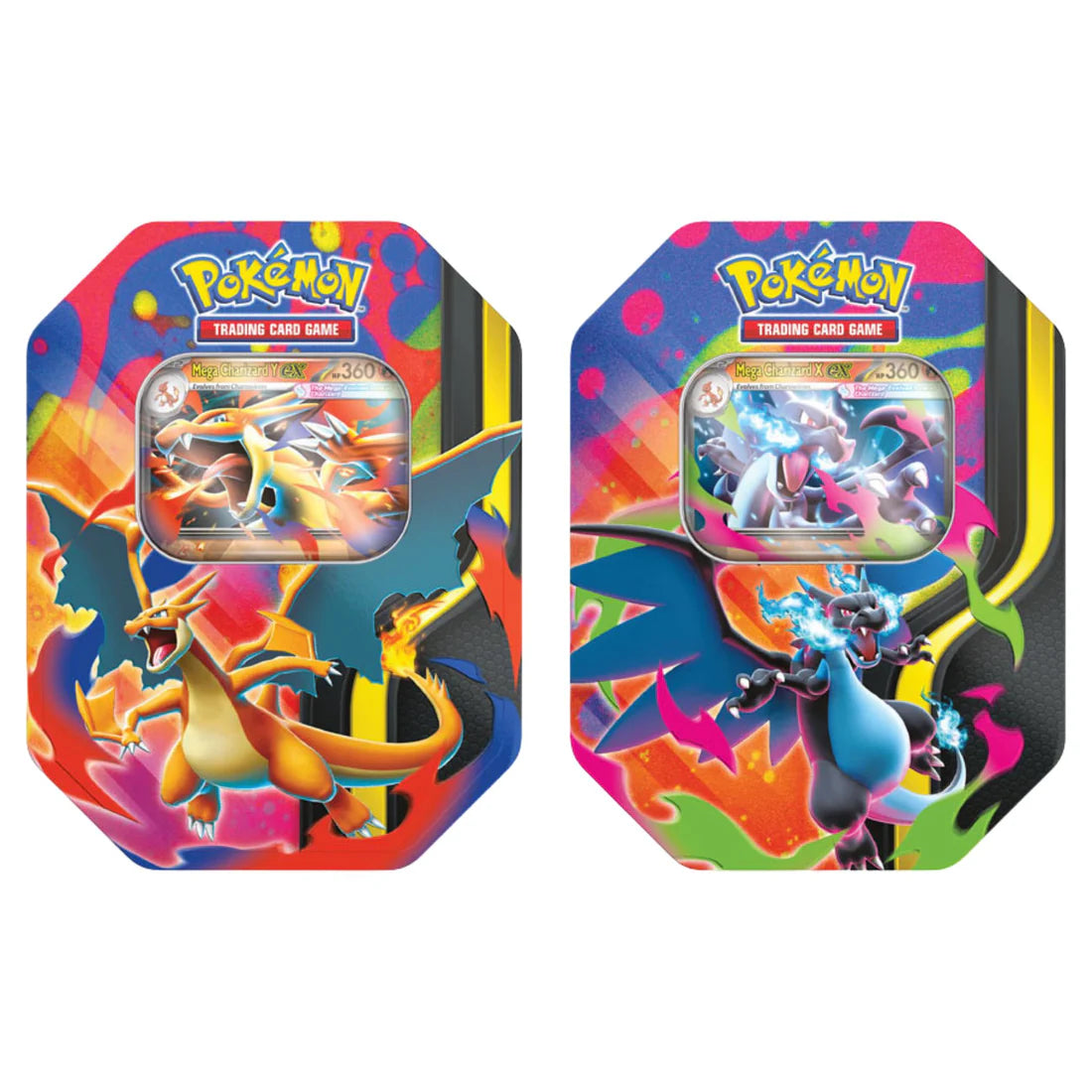 Mega Charizard Tin - 1 Tin Random Art