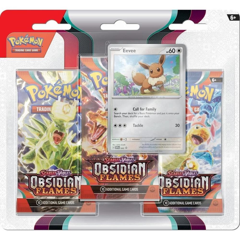 Obsidian Flames 3 Pack Blister - Random Art